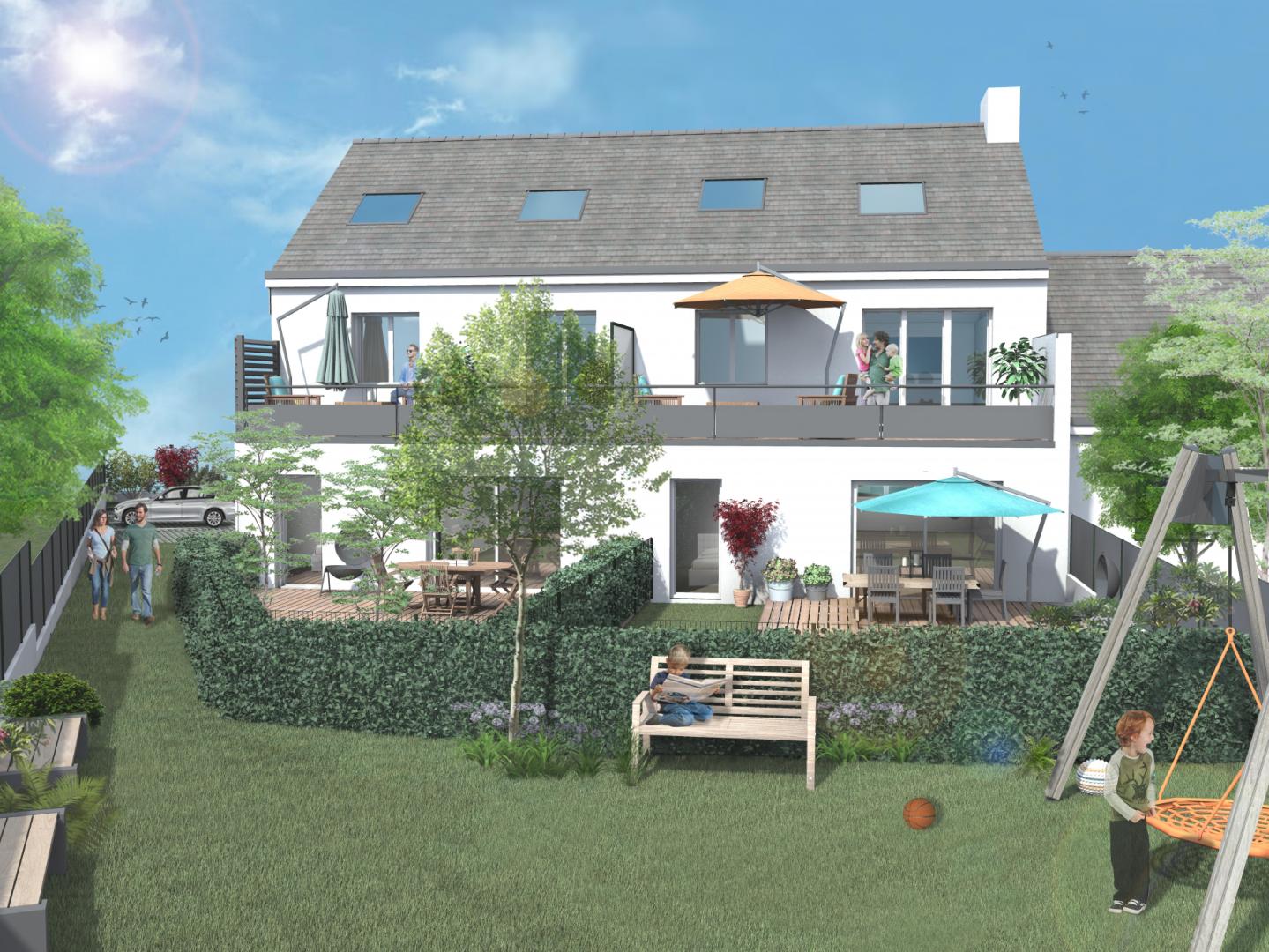 Programme immobilier neuf en Loire Atlantique : Patio du Vignoble à Vallet - TK Promotion